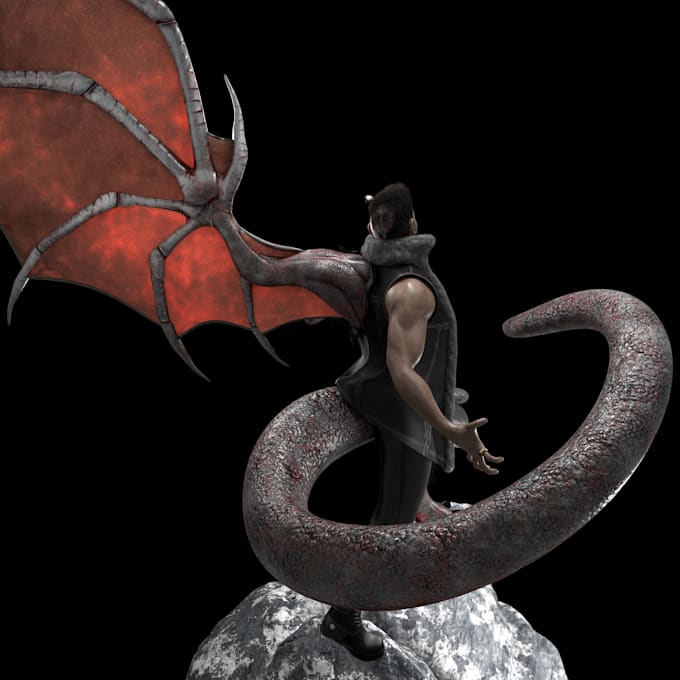 make dragon model, godzilla model and more