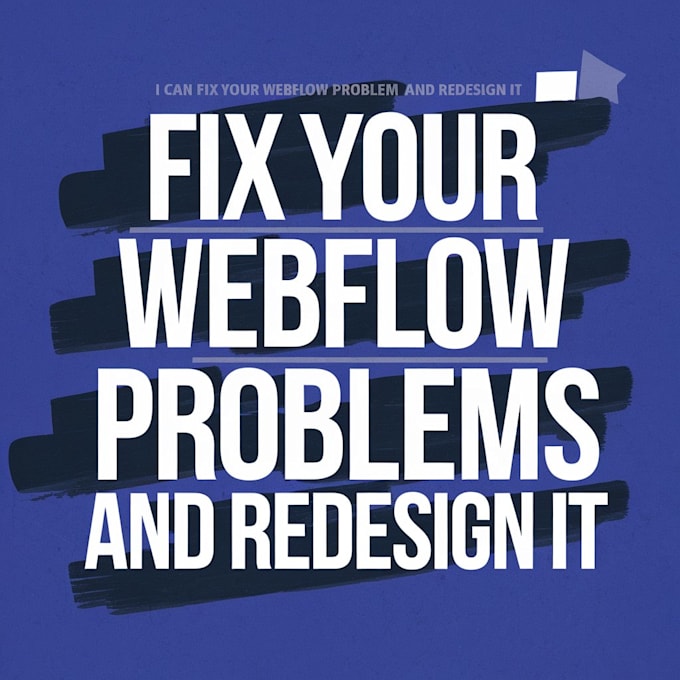 fix your webflow websites and redesign it