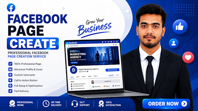 create facebook page strongly