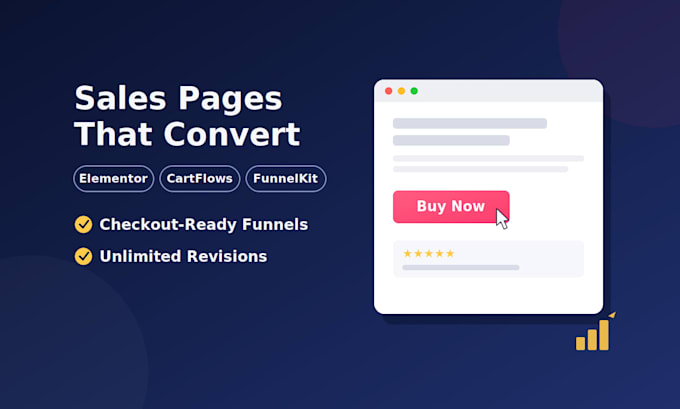design elementor sales page landing page cartflows