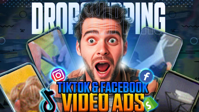 create tiktok dropshipping video ads tiktok video ads ugc ads, dropshipping ads