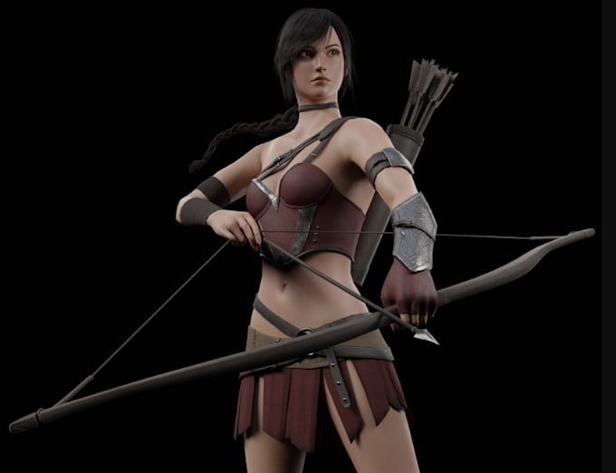 customize 3d model, ue5 metahuman character, game uv map, sfm, modular character
