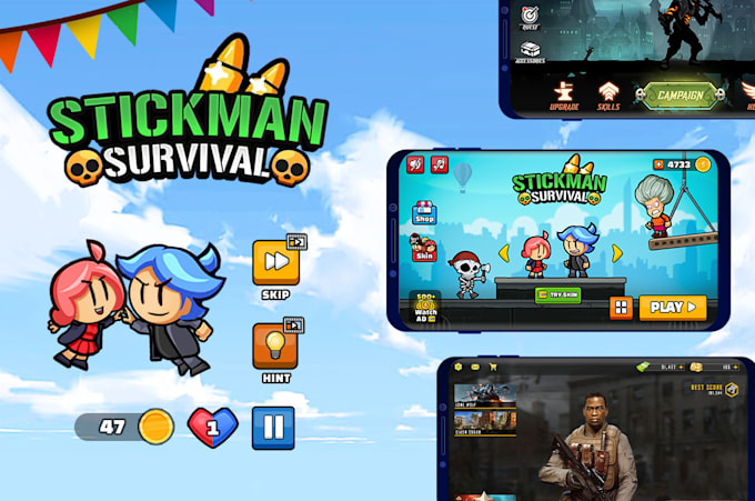 Design professional game ui ux for your mobile game, pc or console by ...