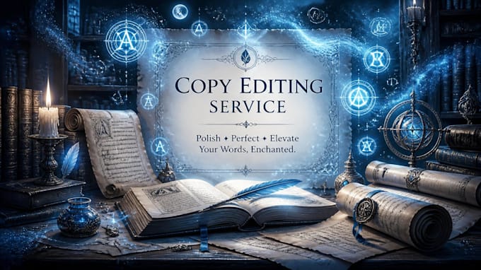 copy edit your fantasy novel or short story