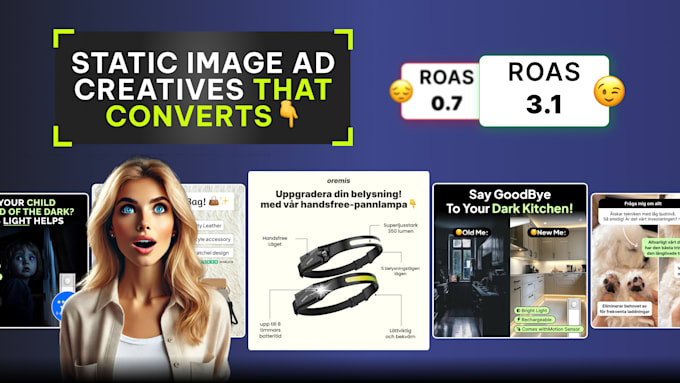 design static image ad creatives that convert