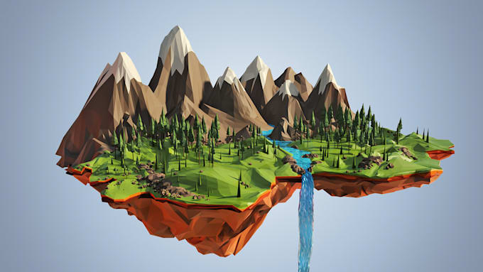 make a quality low poly map for your roblox game