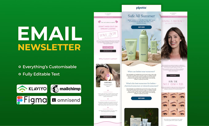 design professional responsive email marketing newsletter