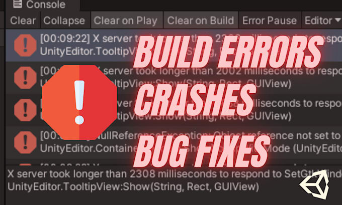 Fix bugs, crashes and build errors in unity by Anasbukhari_ | Fiverr