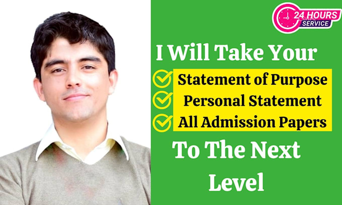 deeply edit statement of purpose or personal statement in 24 hours