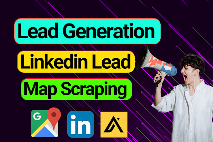 do targeted b2b email list building, google map and linkedin lead generation
