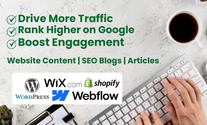 write wordpress website articles and blogs