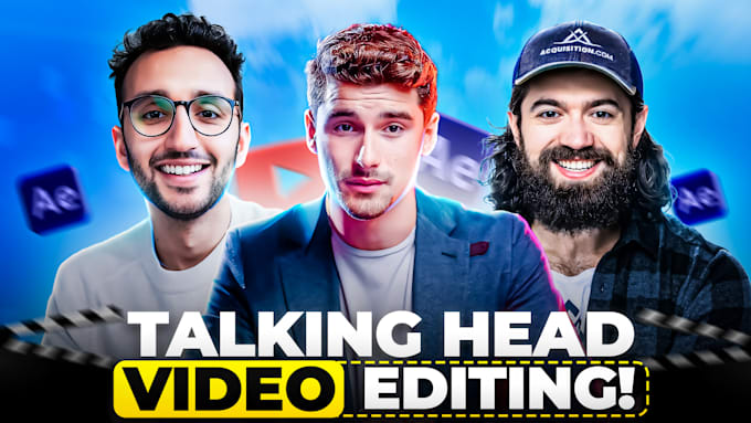 do talking head video editing with motion graphics like iman ghazi, ali abdal