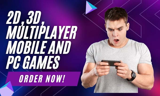 Create, develop 2d, 3d, multiplayer android mobile, ios and pc games in ...