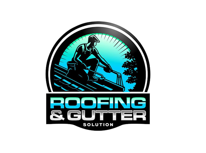 design awesome roofing logo with express deliver