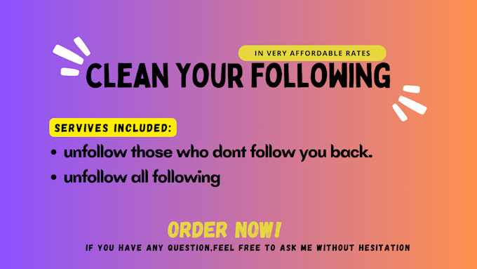 unfollow your instagram tiktok facebook twitter followings