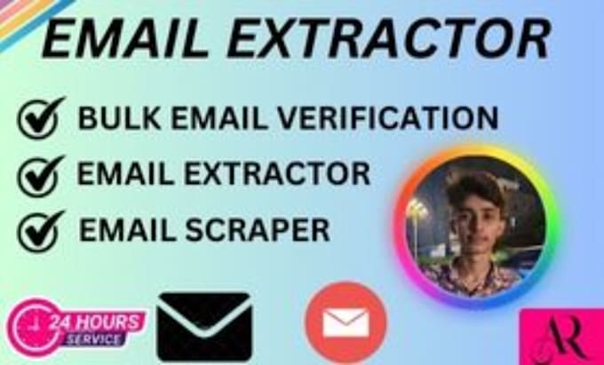 do web scraping, email extraction, data mining and email verification