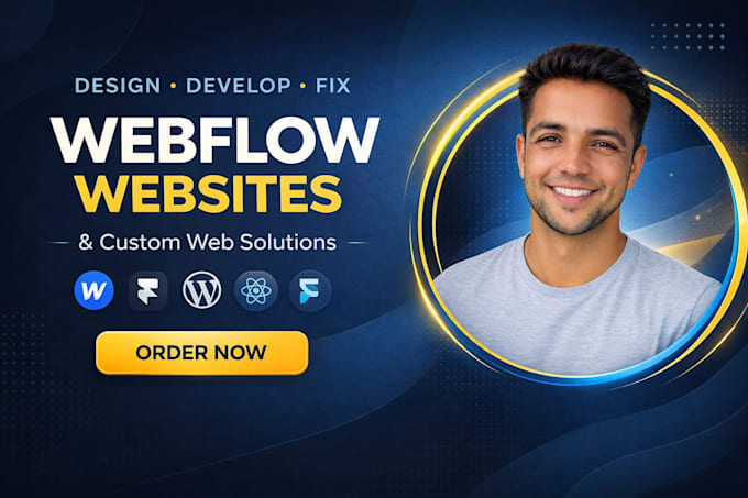 design develop and setup cms of webflow websites