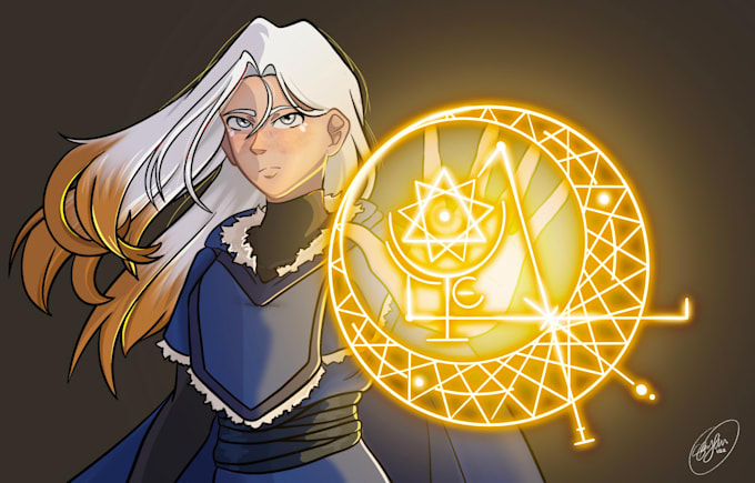 create a character illustration