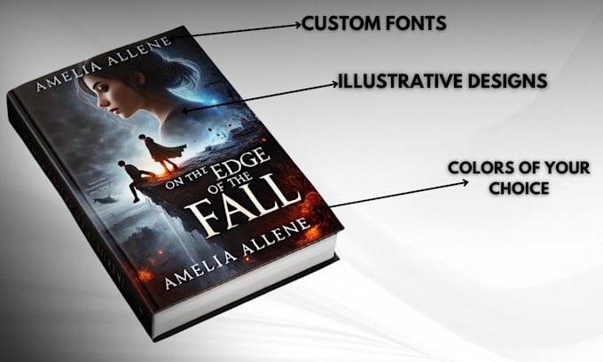 design a sci fi or fantasy horror book cover