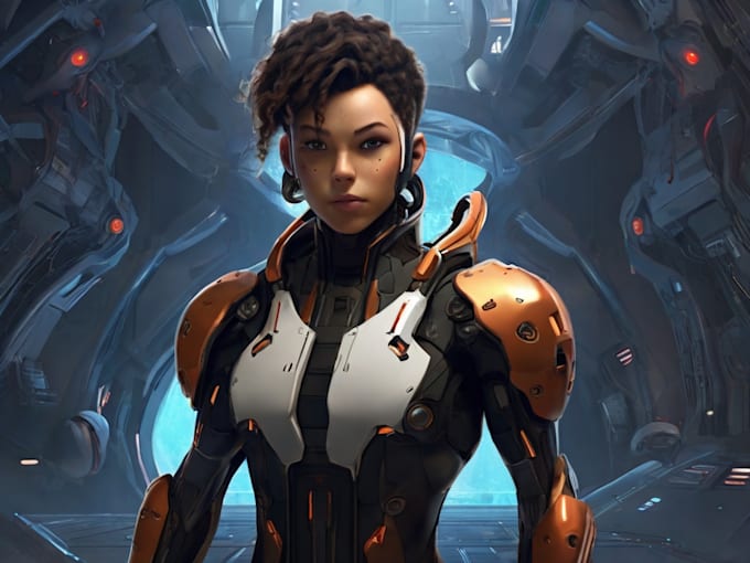 design your sci fi and character design