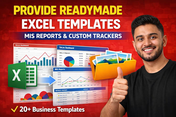 create professional excel dashboards mis reports and automated trackers