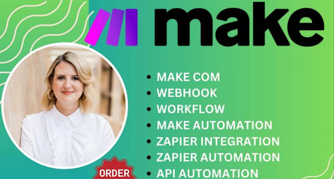 set up make com automation api integration zapier made com