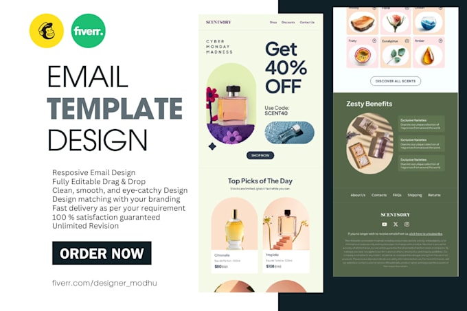 design mailchimp email template