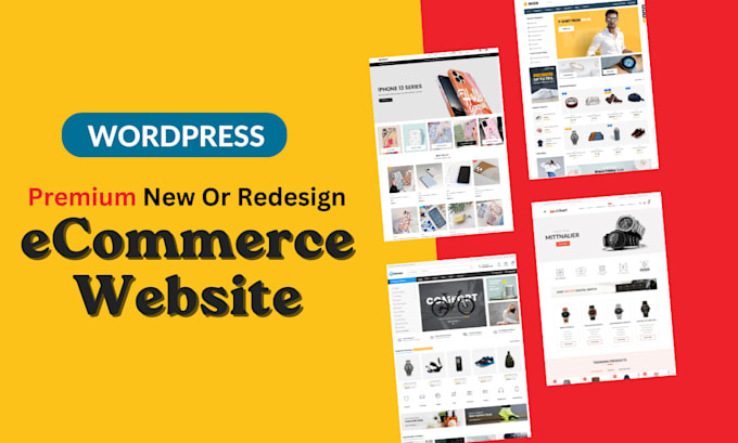 build a wordpress woocommerce website for your business