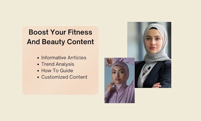 write fitness, beauty, and content articles