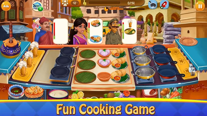 create a casual cooking game in unity 2d for android and ios