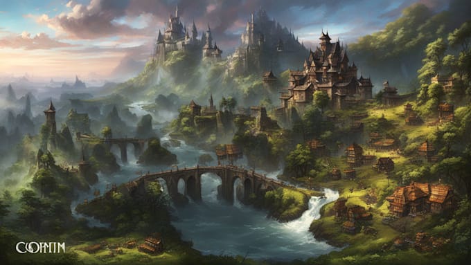 do concept art and fantasy illustrations