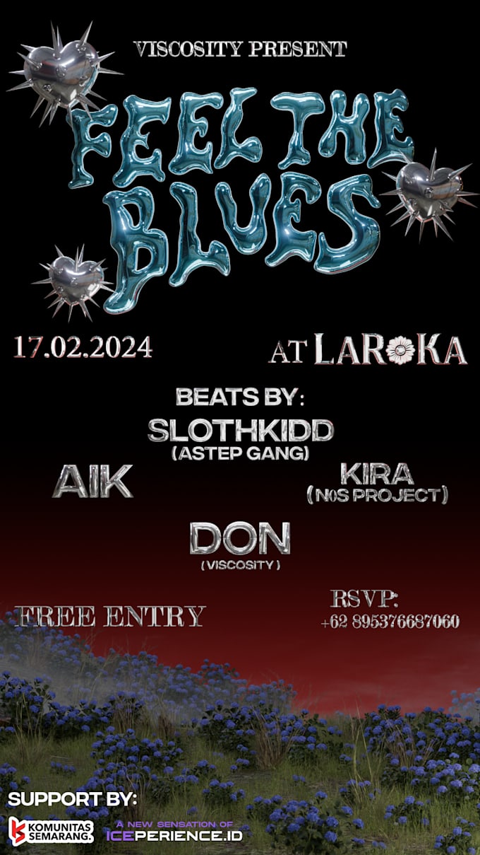 make 3d animation flayer for your event