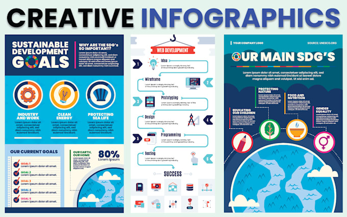 design creative infographic, chart, diagram and timeline