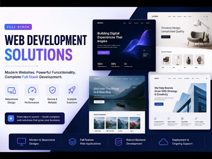 create modern full stack web applications with ai features