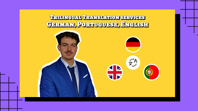translate documents in german, portuguese, and english