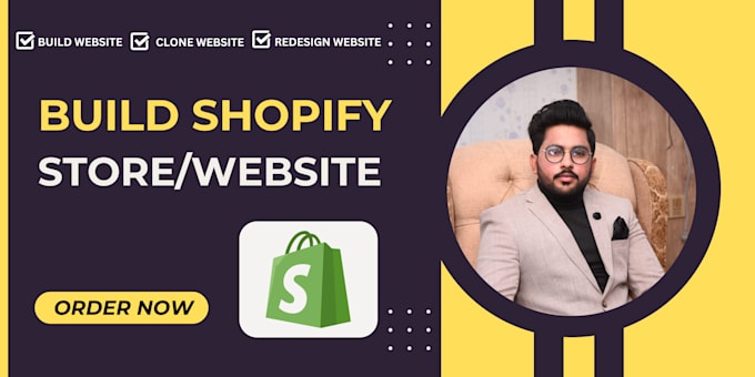 build shopify store or dropshipping ecommerce store