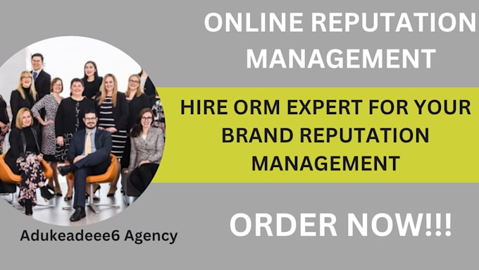 do ORM, online reputation management for your business