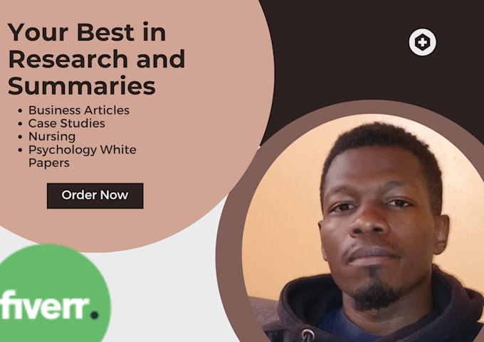 handle business, nursing and psychology research and summaries