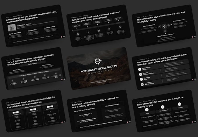 design a startup investor ready pitch deck and presentation