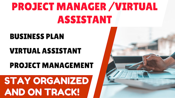 be your project planner project management virtual assistant business plan