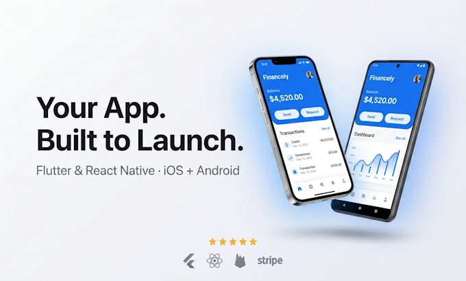 do mobile app development flutter, ios , android , ai app