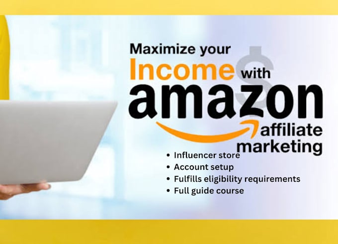create amazon affiliate account approve influencer store resolve issues