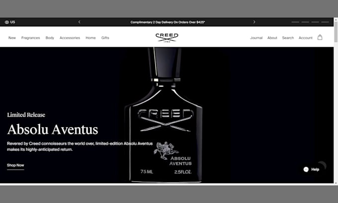 design perfume shopify store perfume website perfume store fragrance store