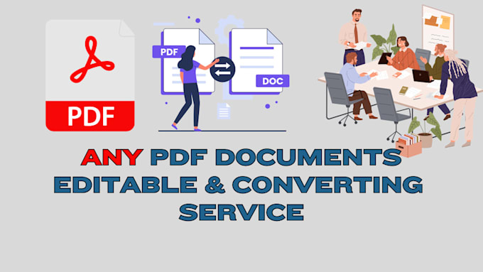 convert your PDF document into an editable format