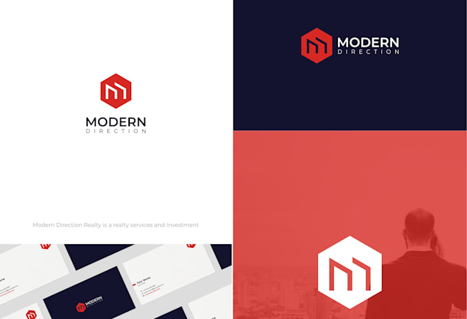 design professional construction and real estate logo