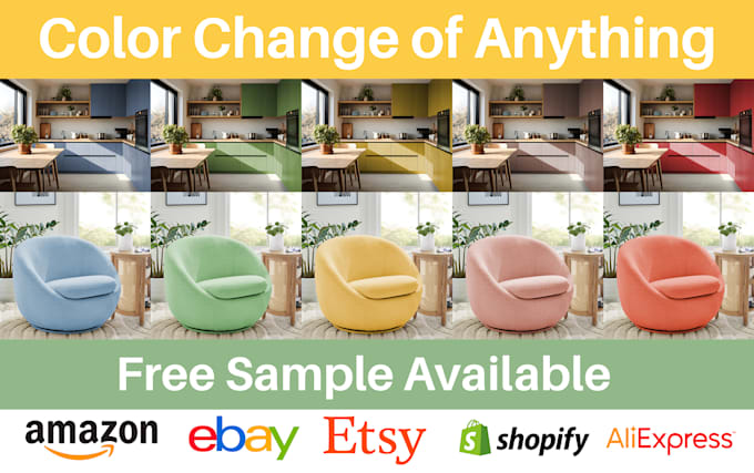 Color change, correct, recolor any product, garment clothes, object ...