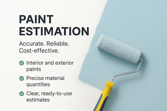 do paint estimation and material takeoff