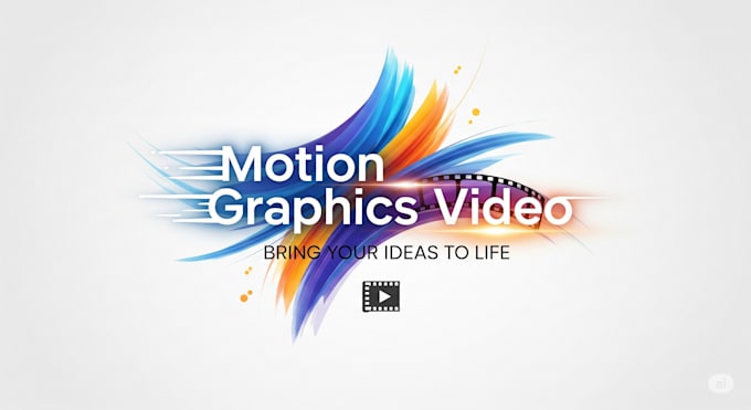 create a custom motion graphics and animated text video