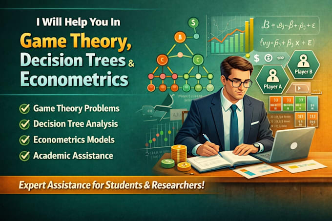 help you in game theory, decision tree and econometrics