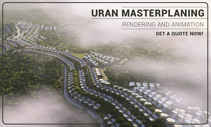 design awesome masterplan and 2d site plan 3d walkthrough